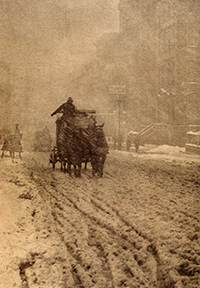 Winter on Fifth Avenue, 1893.